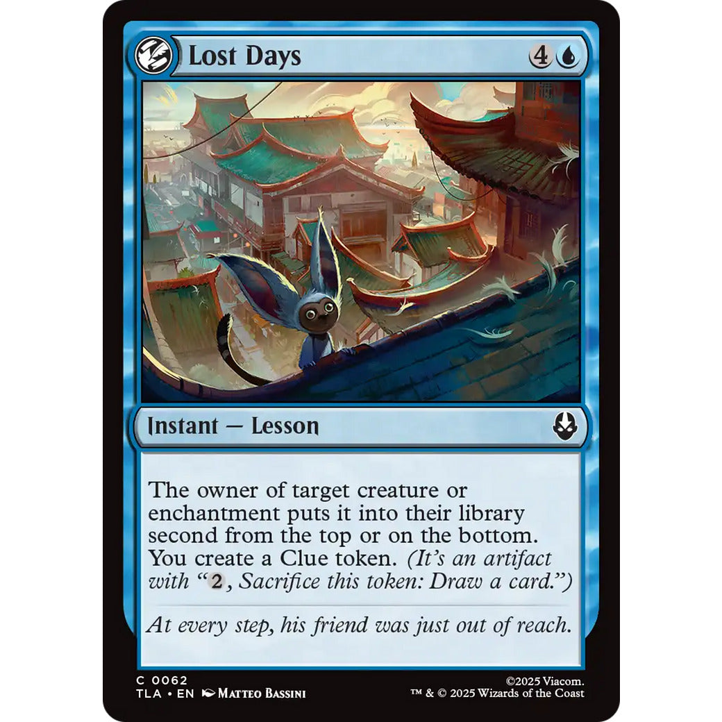 Lost Days (Avatar: The Last Airbender) Near Mint Foil