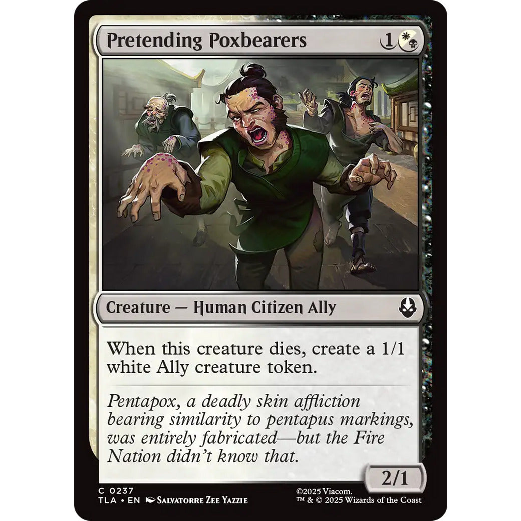 Pretending Poxbearers (Avatar: The Last Airbender) Near Mint Foil