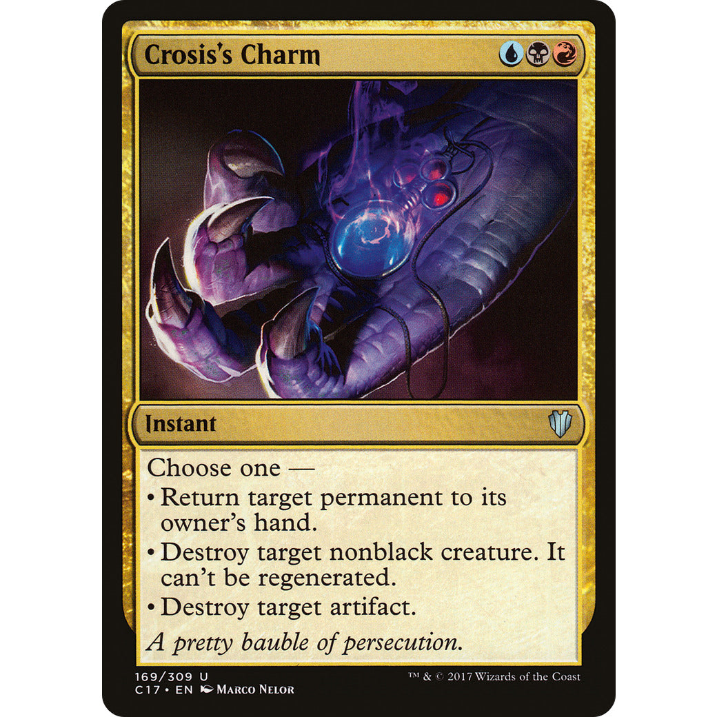 Crosis's Charm (Commander 2017) Light Play