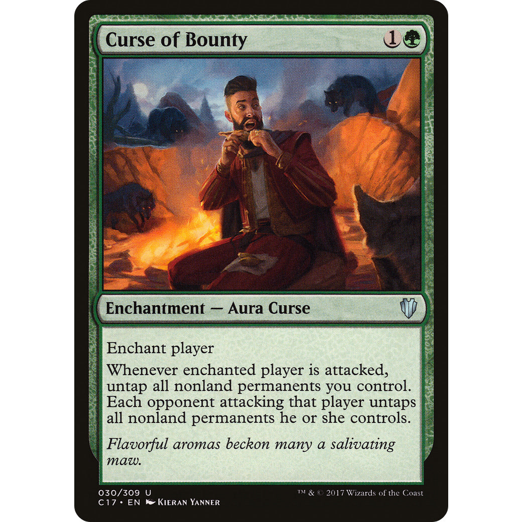 Curse of Bounty (Commander 2017) Light Play