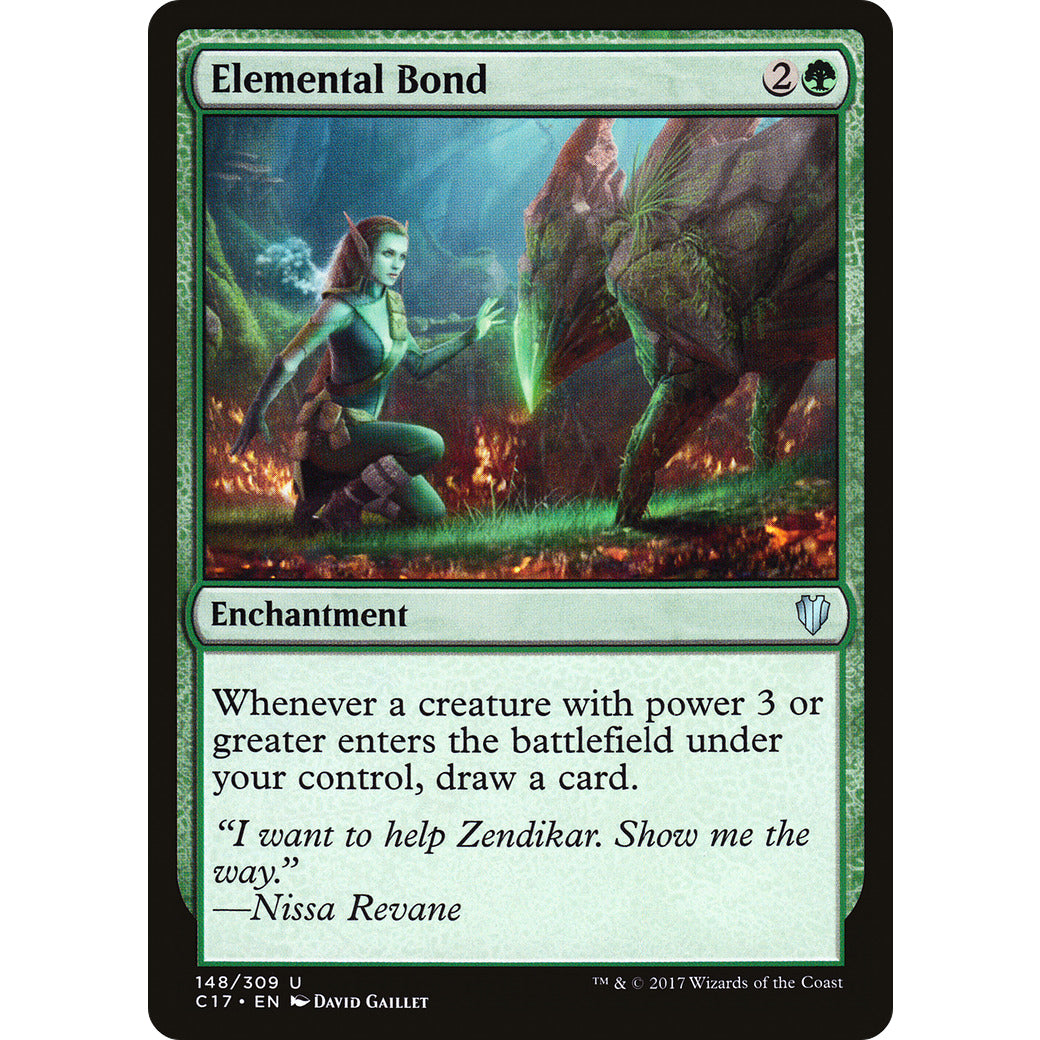 Elemental Bond (Commander 2017) Light Play