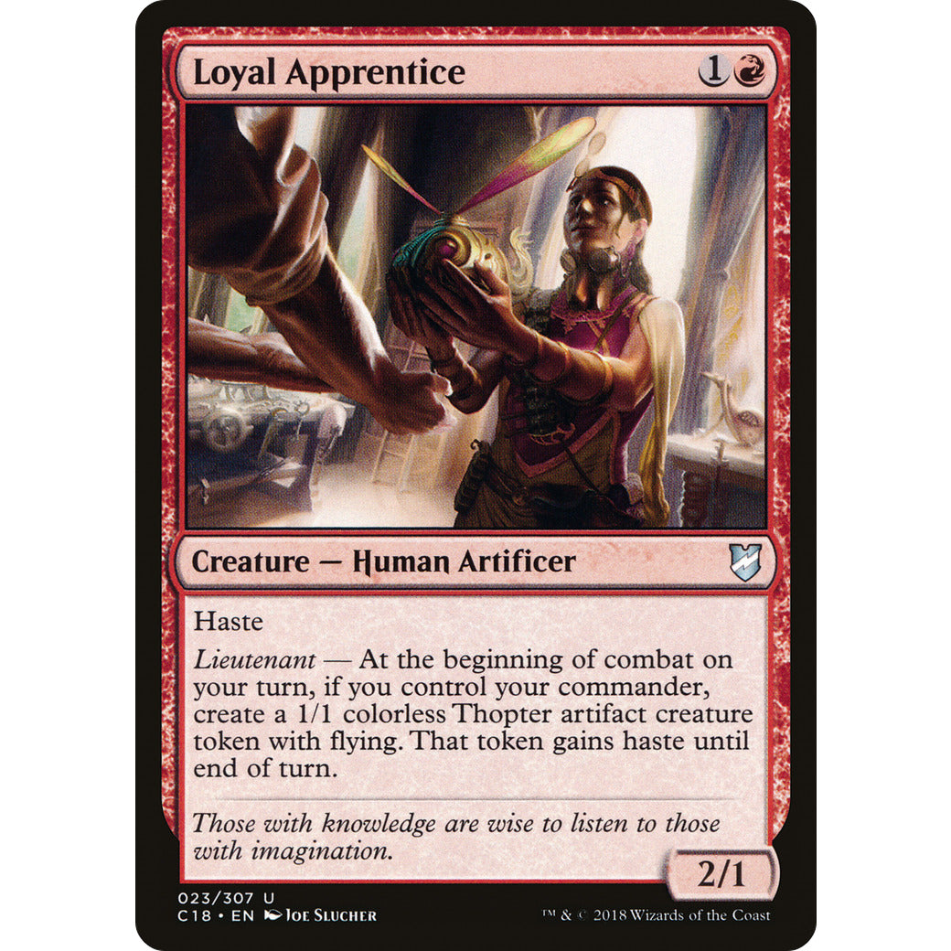 Loyal Apprentice (Commander 2018) Light Play
