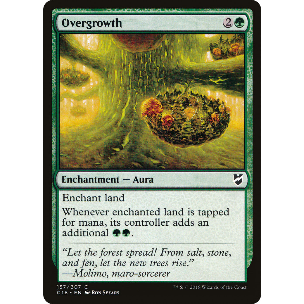 Overgrowth (Commander 2018) Light Play
