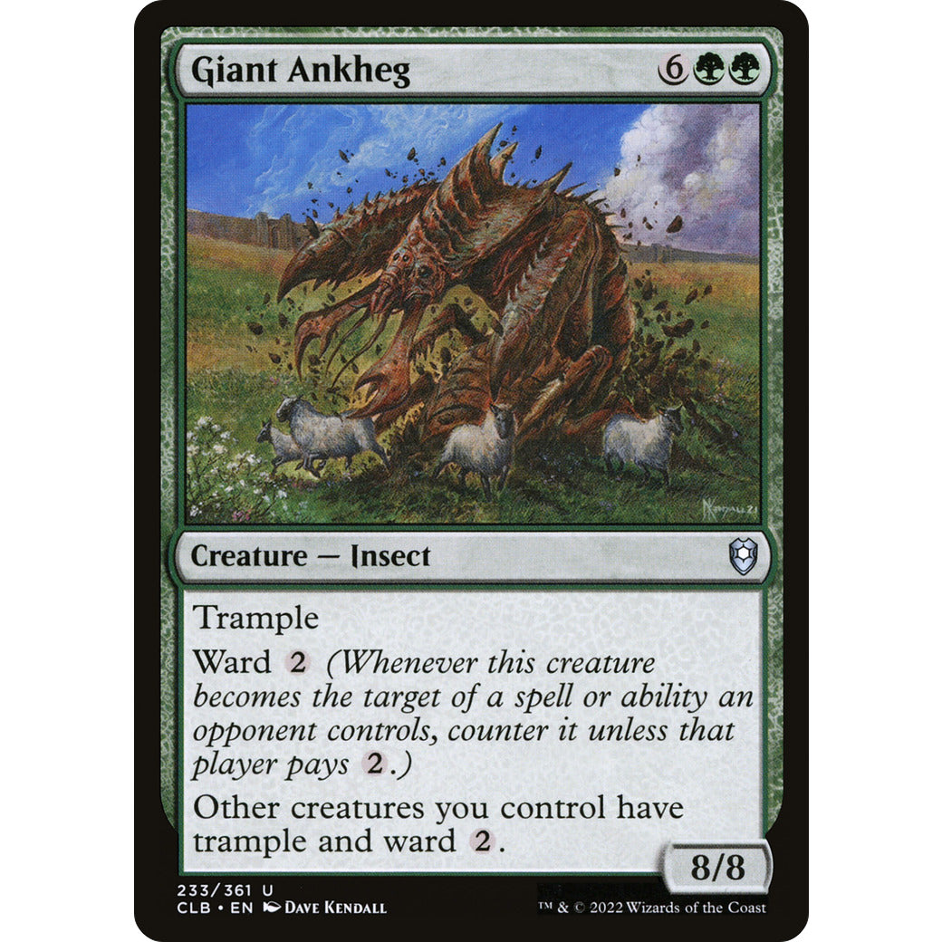 Giant Ankheg (Commander Legends: Battle for Baldur's Gate) Light Play