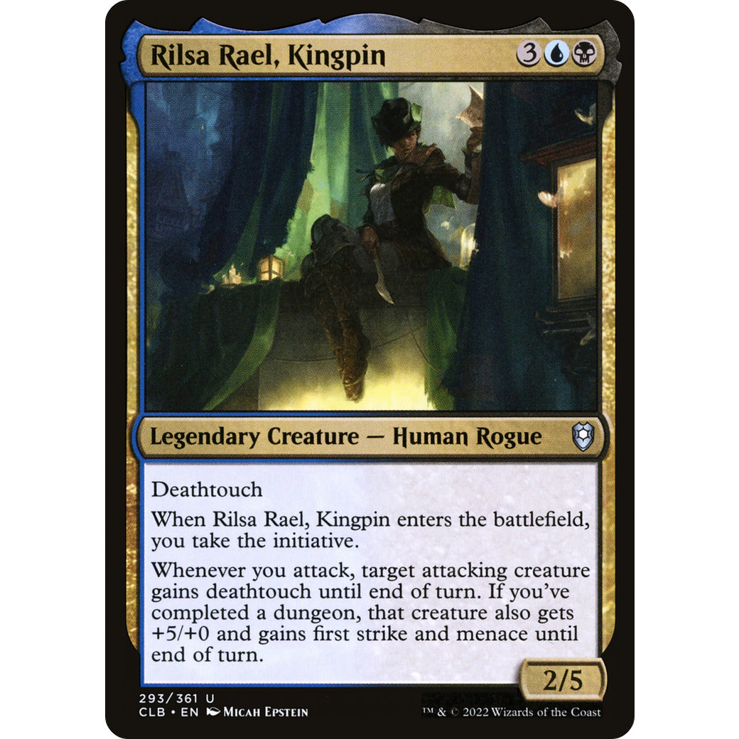 Rilsa Rael, Kingpin (Etched Foil) (Commander Legends: Battle for Baldur's Gate) Near Mint Foil