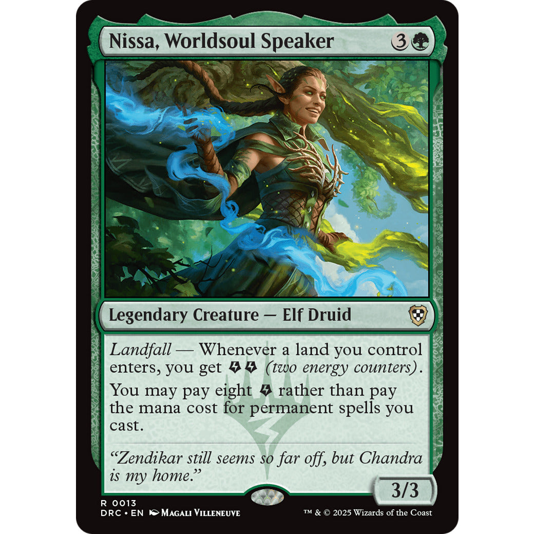 Nissa, Worldsoul Speaker (Commander: Aetherdrift) Light Play