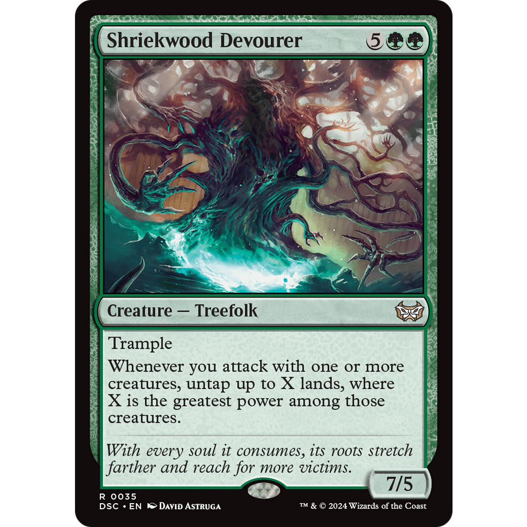 Shriekwood Devourer (Commander: Duskmourn: House of Horror) Light Play