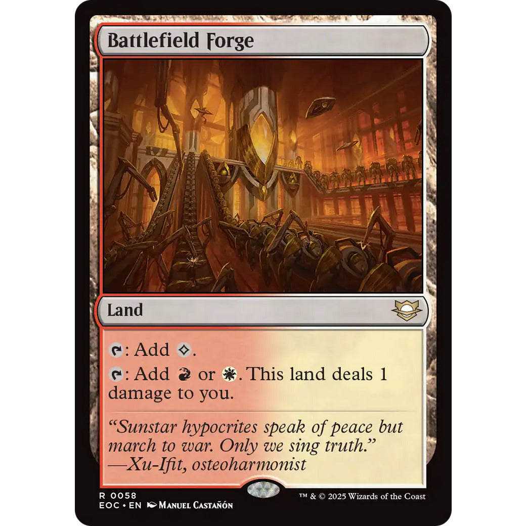 Battlefield Forge (Commander: Edge of Eternities) Light Play
