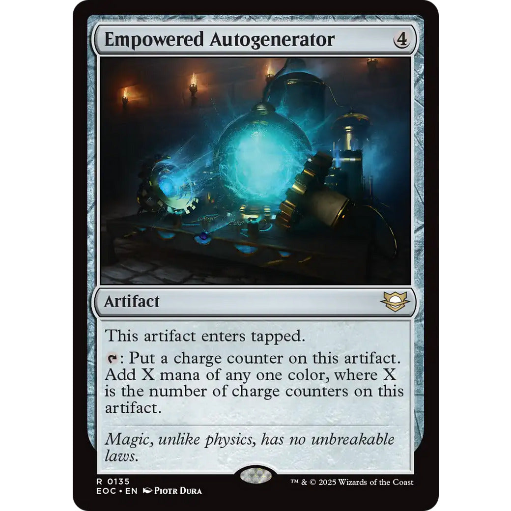 Empowered Autogenerator (Commander: Edge of Eternities) Light Play