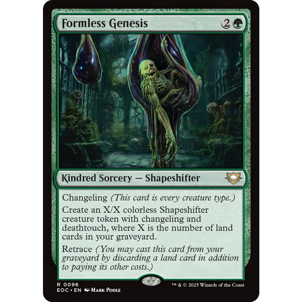 Formless Genesis (Commander: Edge of Eternities) Light Play
