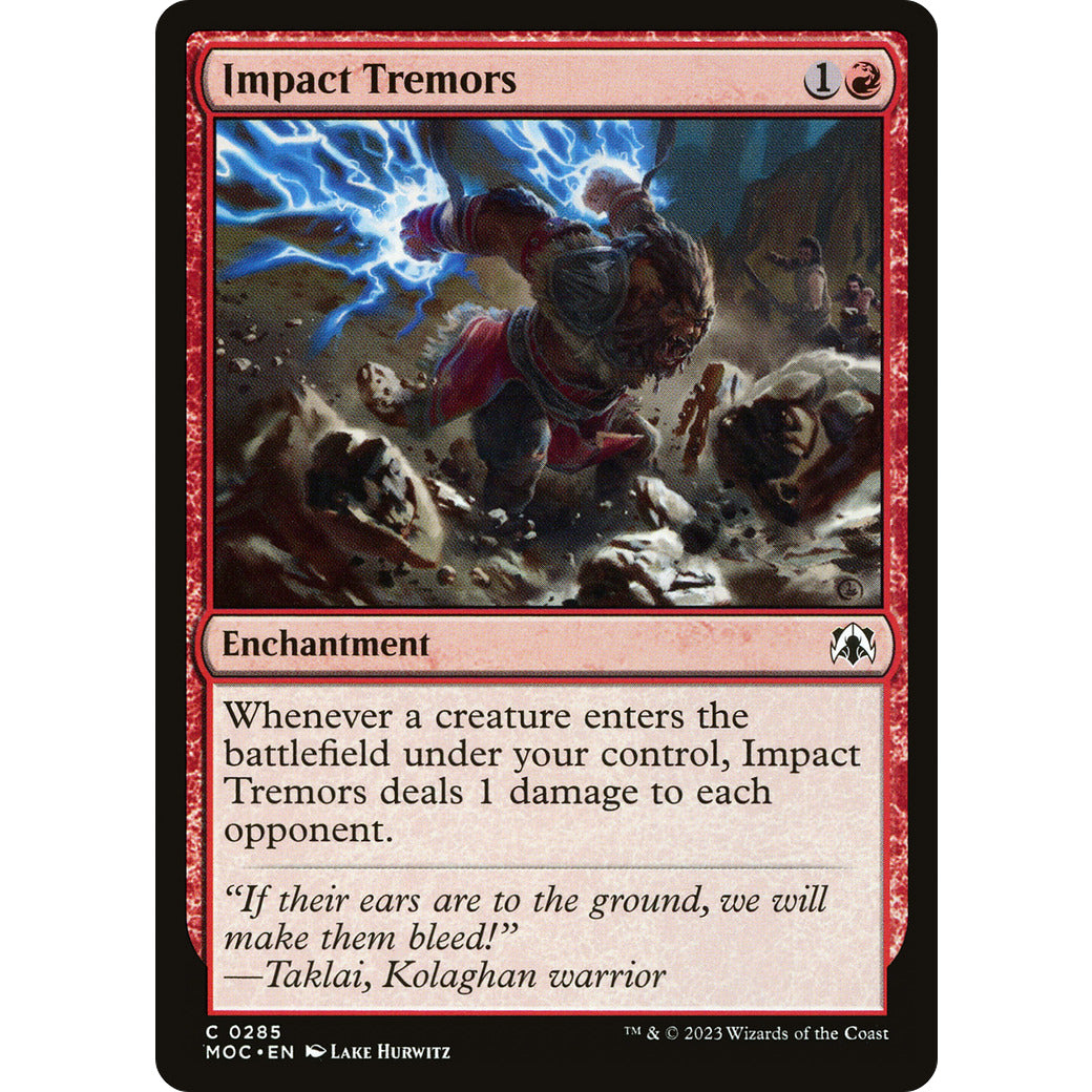 Impact Tremors (Commander: March of the Machine) Near Mint