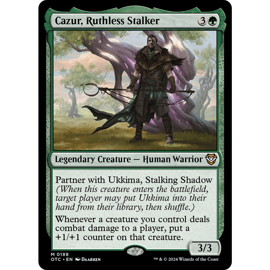 Cazur, Ruthless Stalker (Commander: Outlaws of Thunder Junction) Near Mint