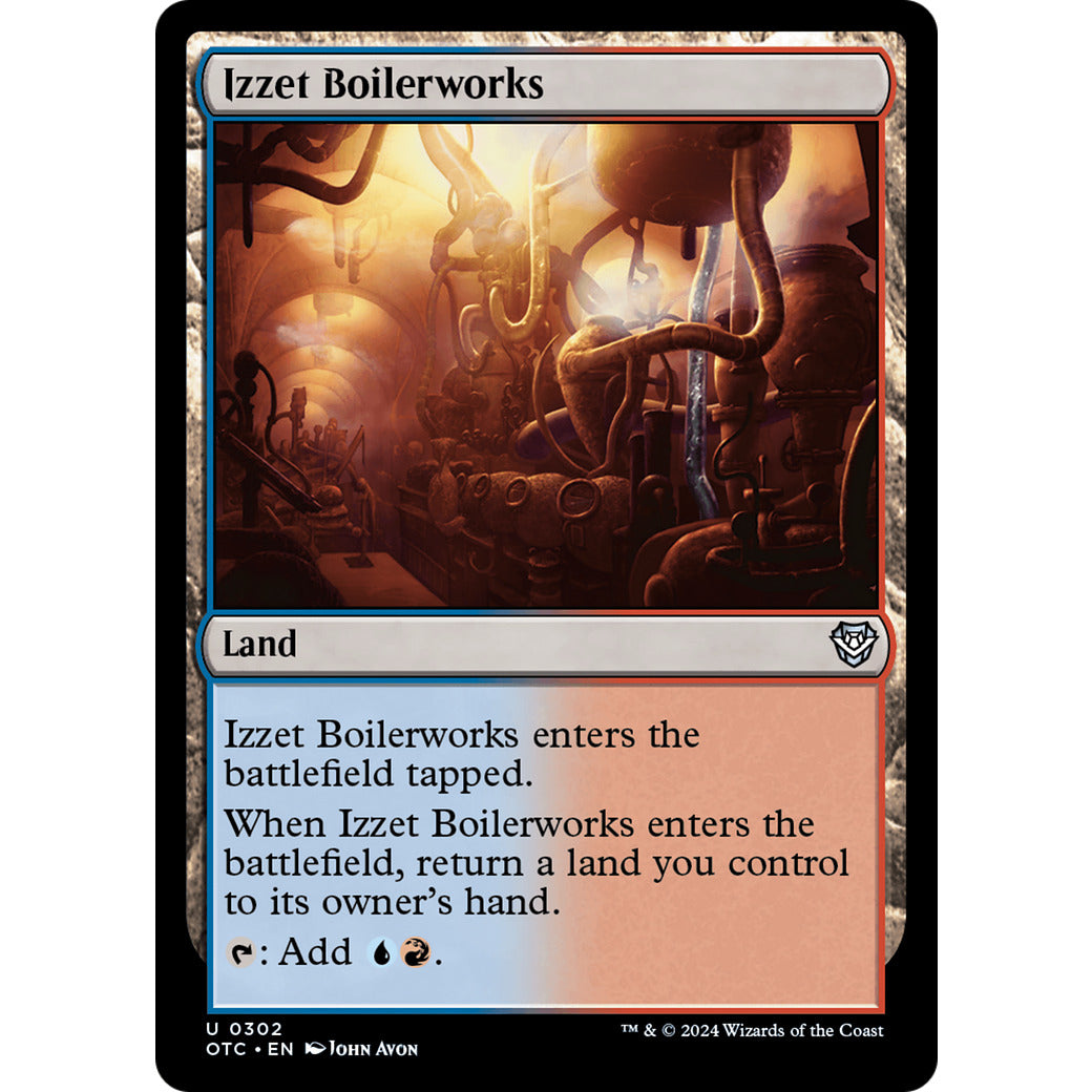 Izzet Boilerworks (Commander: Outlaws of Thunder Junction) Near Mint