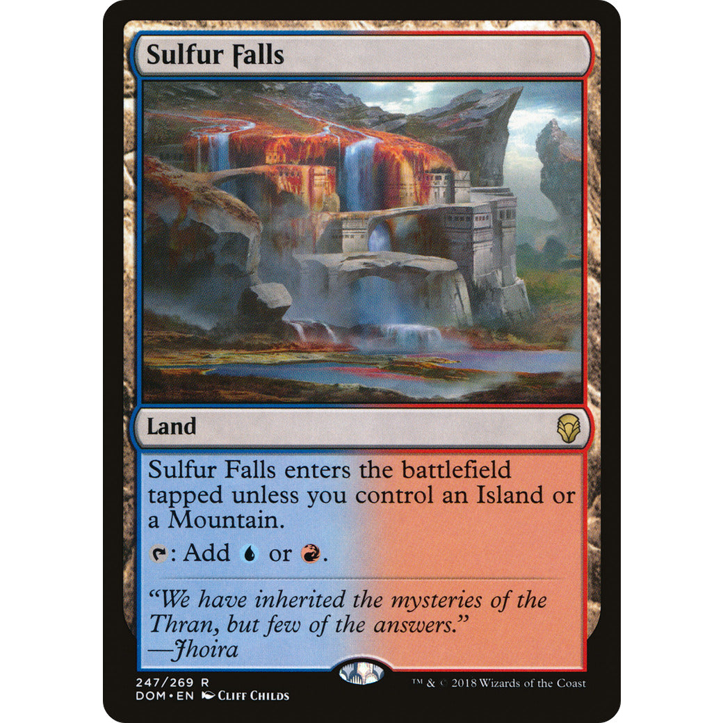 Sulfur Falls (Dominaria) Light Play
