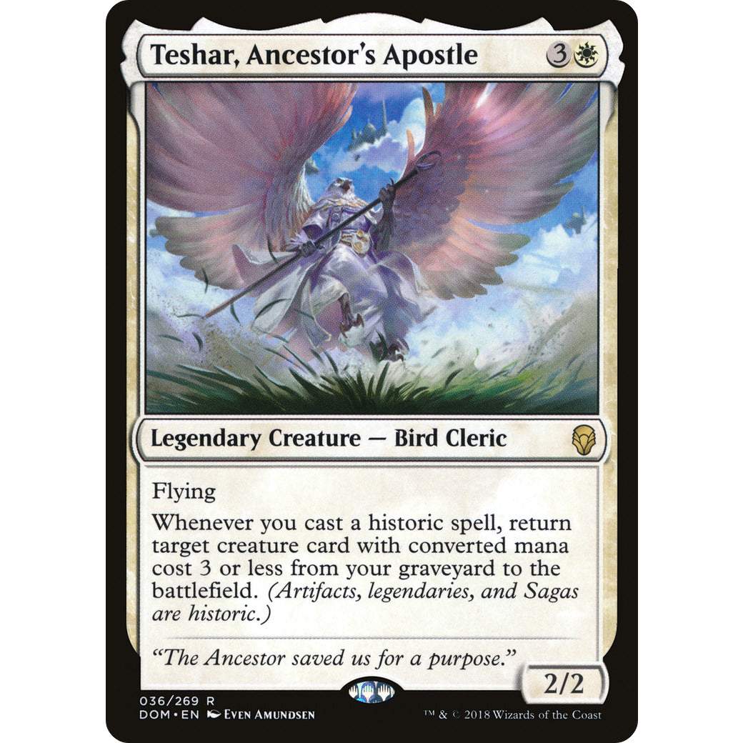 Teshar, Ancestor's Apostle (Dominaria) Light Play