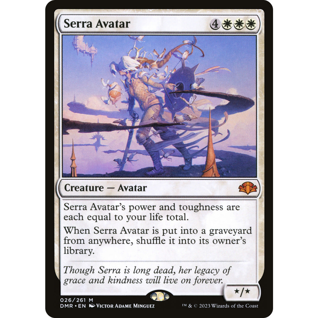 Serra Avatar (Dominaria Remastered) Near Mint