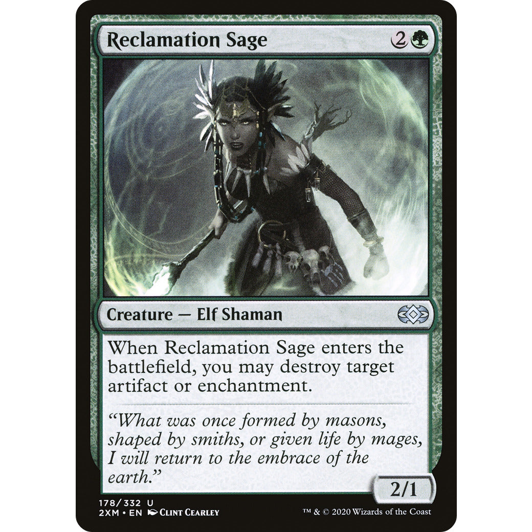 Reclamation Sage (Double Masters) Light Play