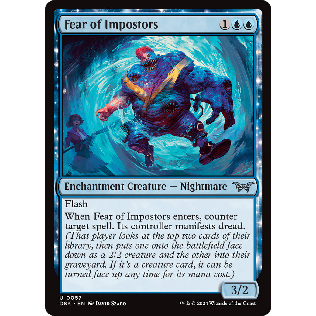Fear of Impostors (Duskmourn: House of Horror) Near Mint Foil