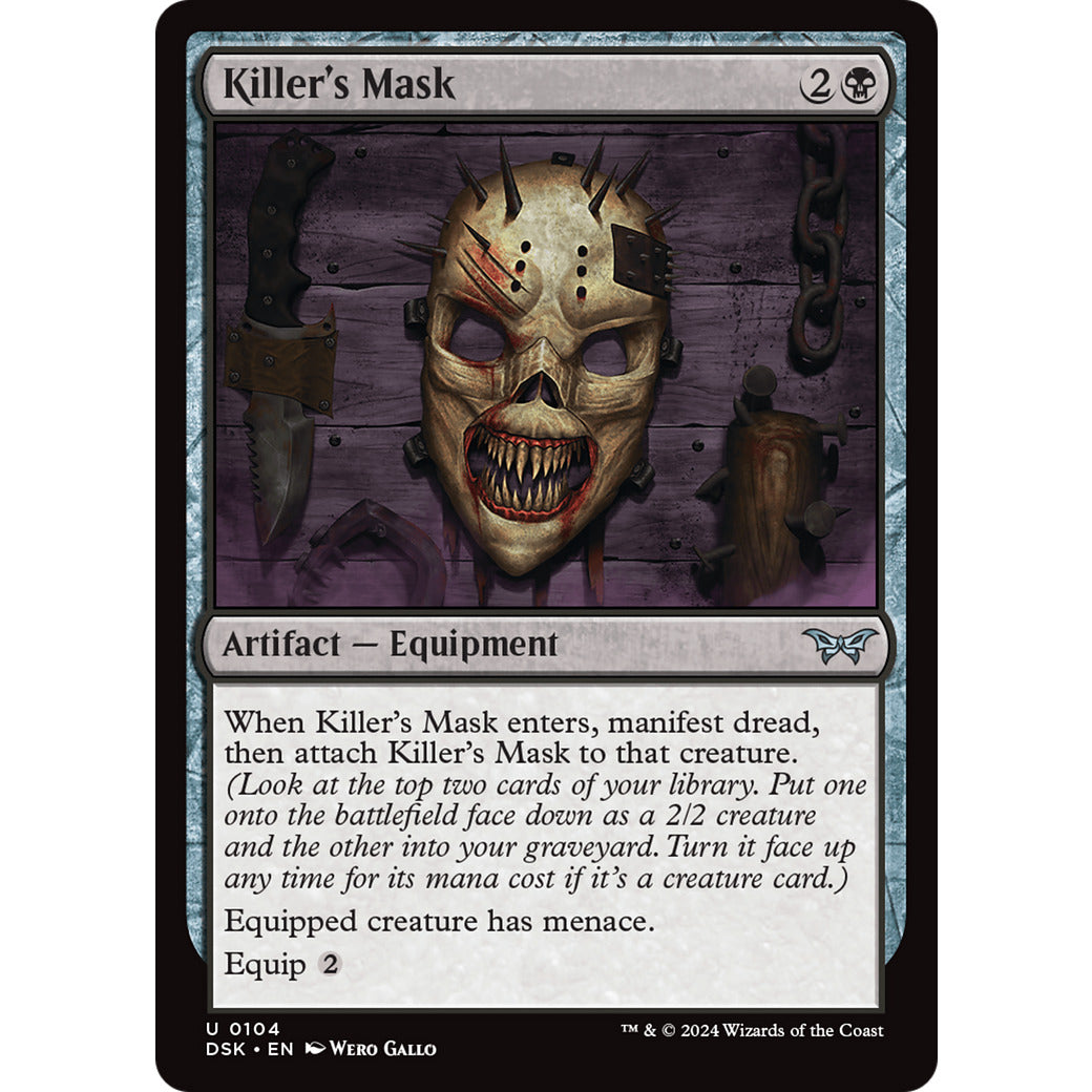 Killer's Mask (Duskmourn: House of Horror) Near Mint Foil