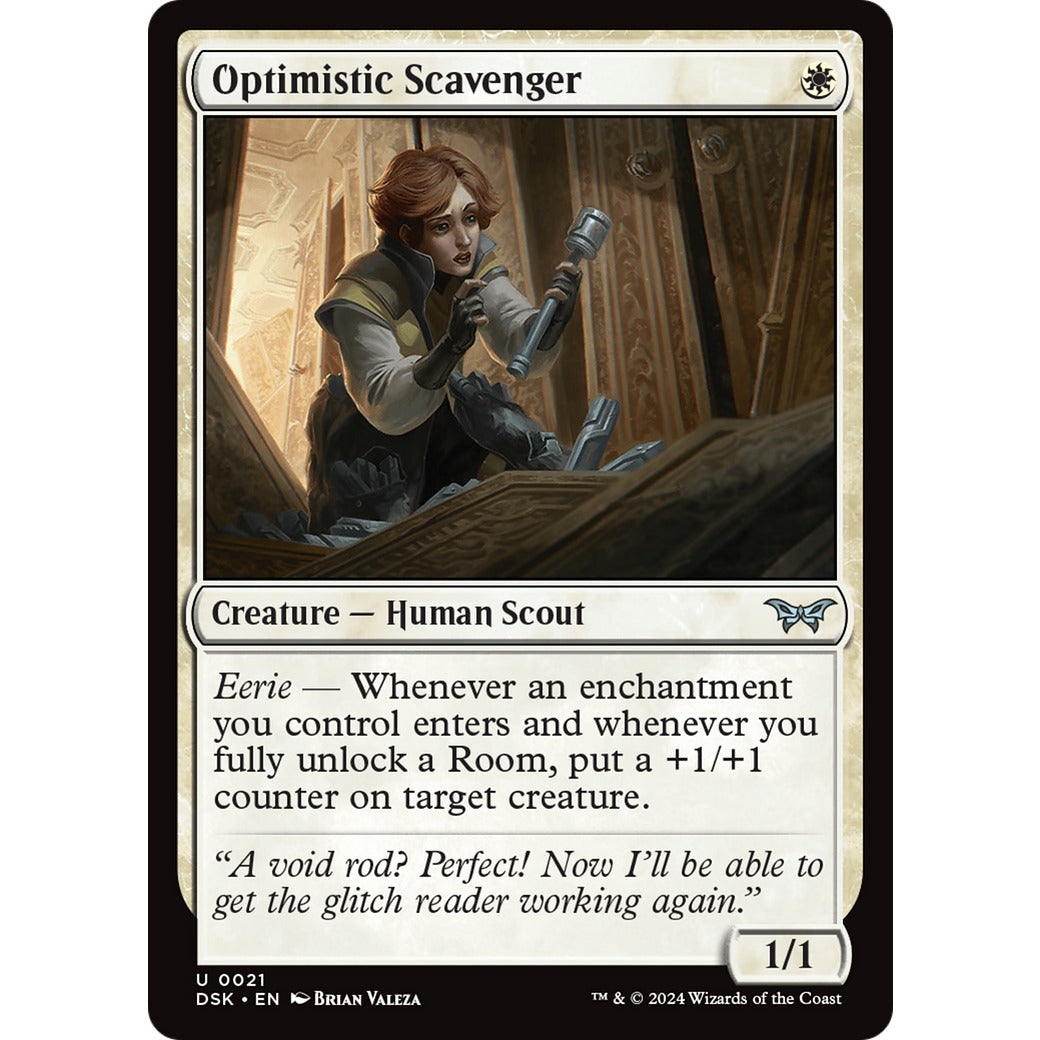 Optimistic Scavenger (0021) (Duskmourn: House of Horror) Near Mint