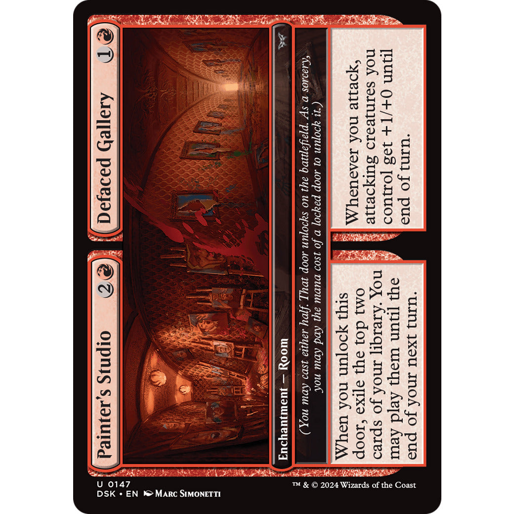 Painter's Studio / Defaced Gallery (Duskmourn: House of Horror) Near Mint