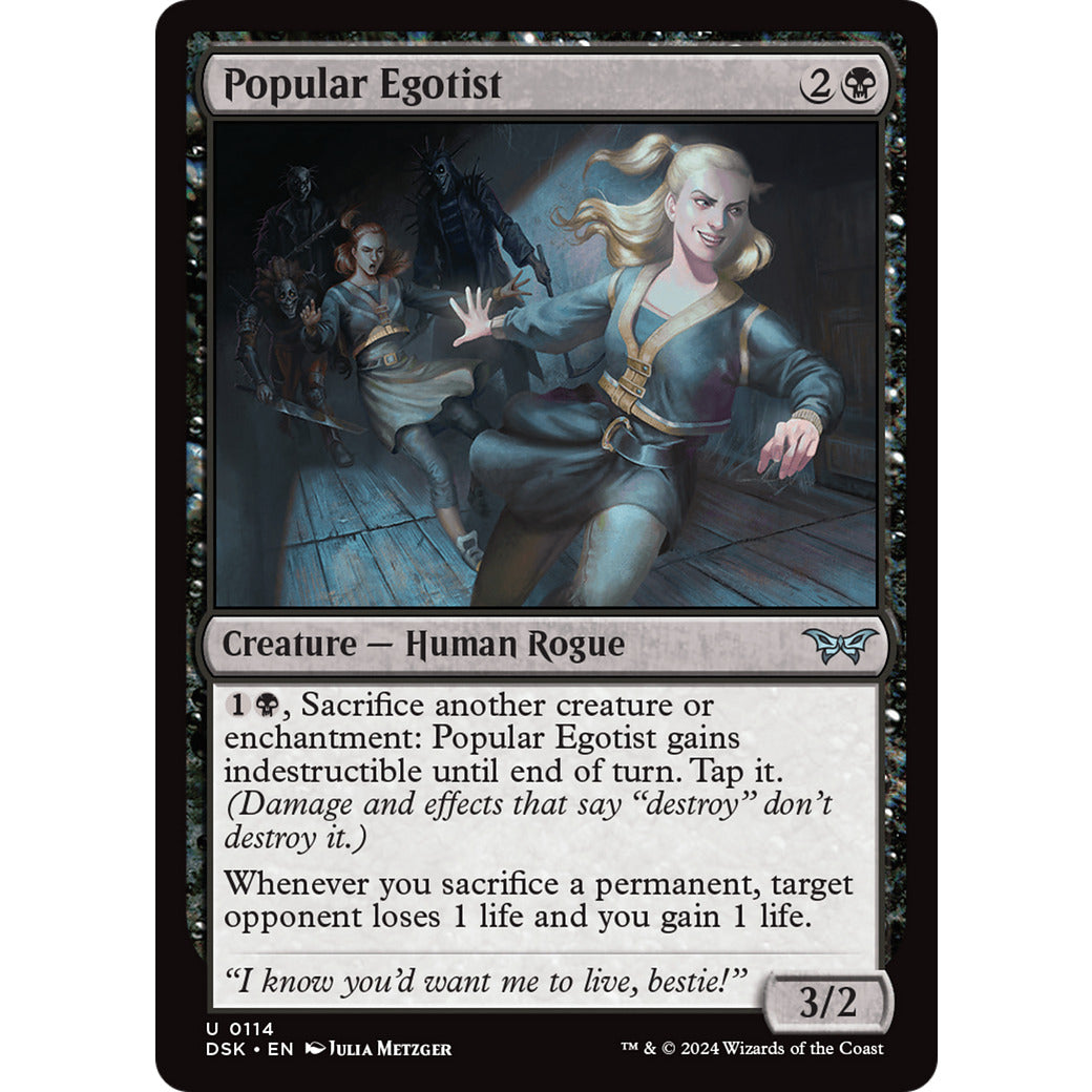 Popular Egotist (Duskmourn: House of Horror) Near Mint Foil