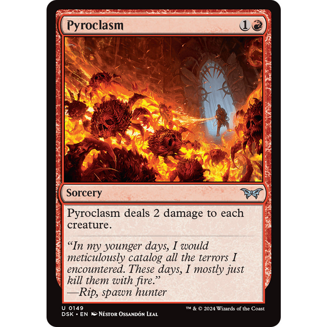 Pyroclasm (Duskmourn: House of Horror) Near Mint