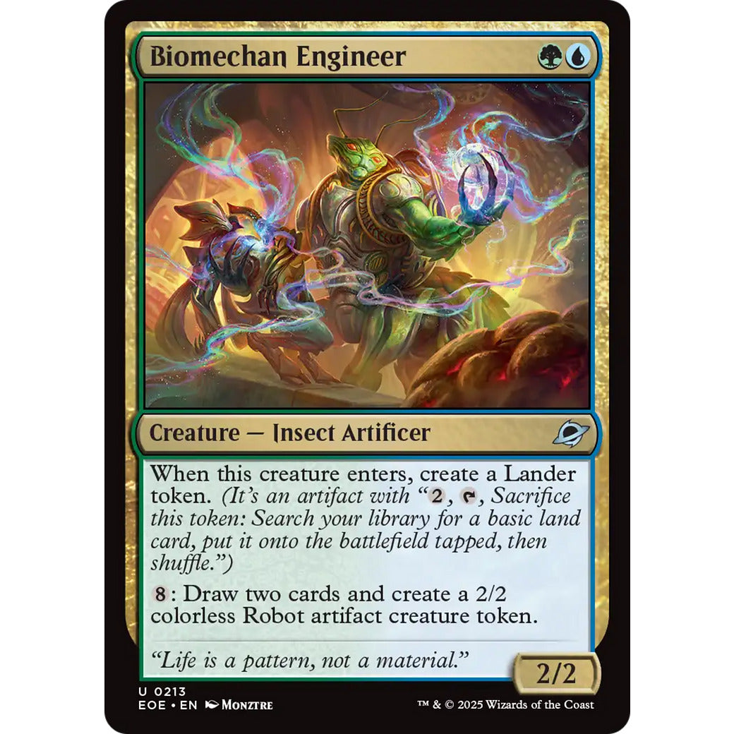 Biomechan Engineer (Edge of Eternities) Near Mint Foil