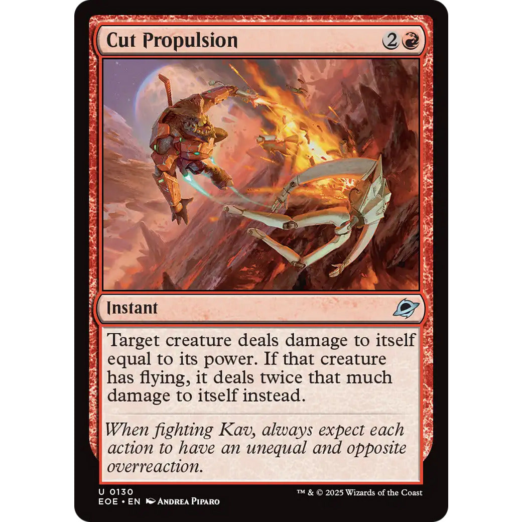 Cut Propulsion (Edge of Eternities) Near Mint Foil