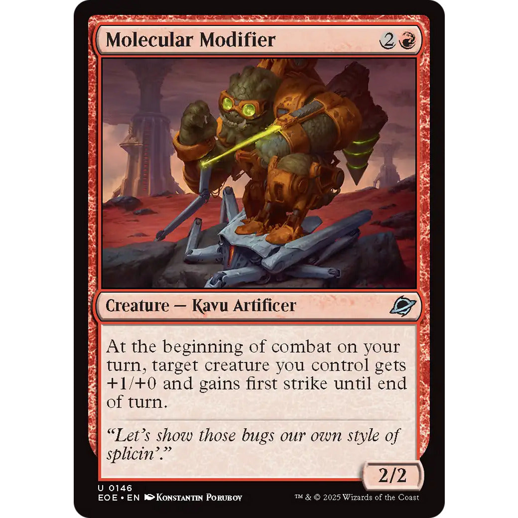 Molecular Modifier (Edge of Eternities) Near Mint Foil