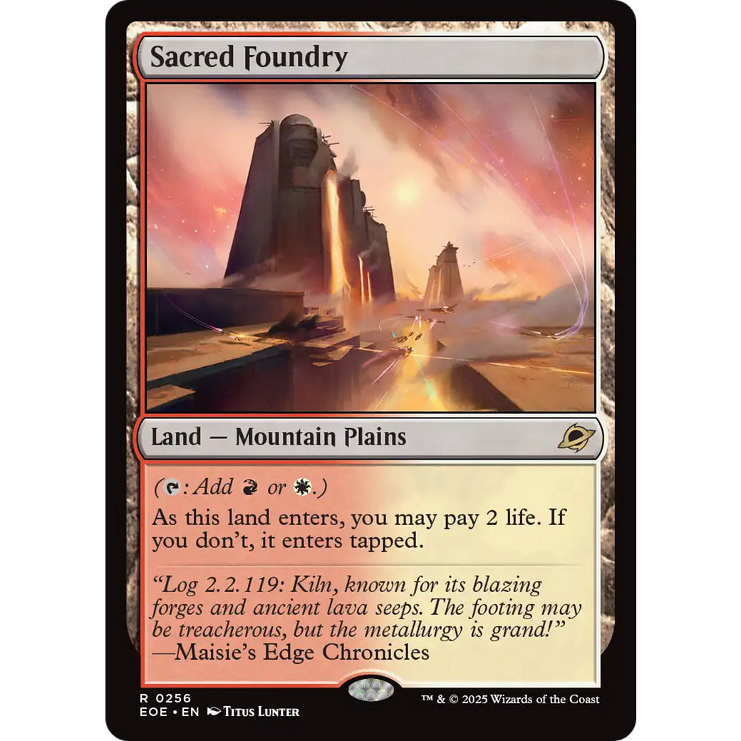 Sacred Foundry (Edge of Eternities) Near Mint
