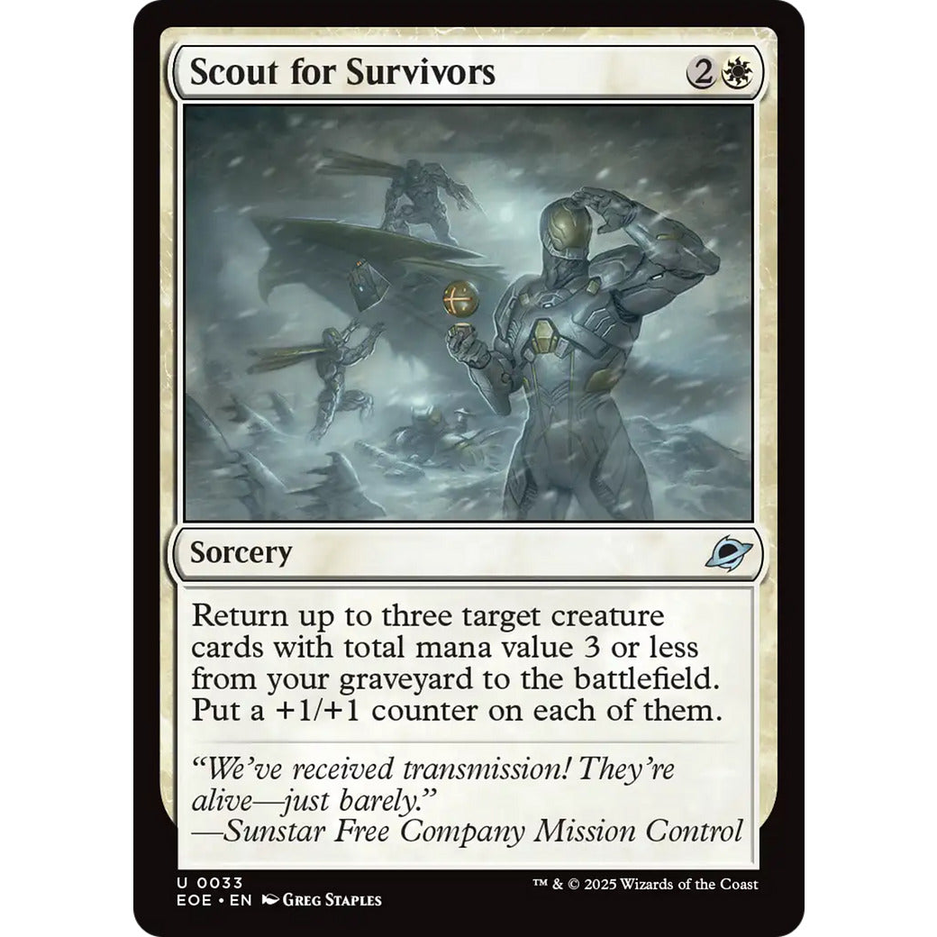 Scout for Survivors (Edge of Eternities) Near Mint Foil