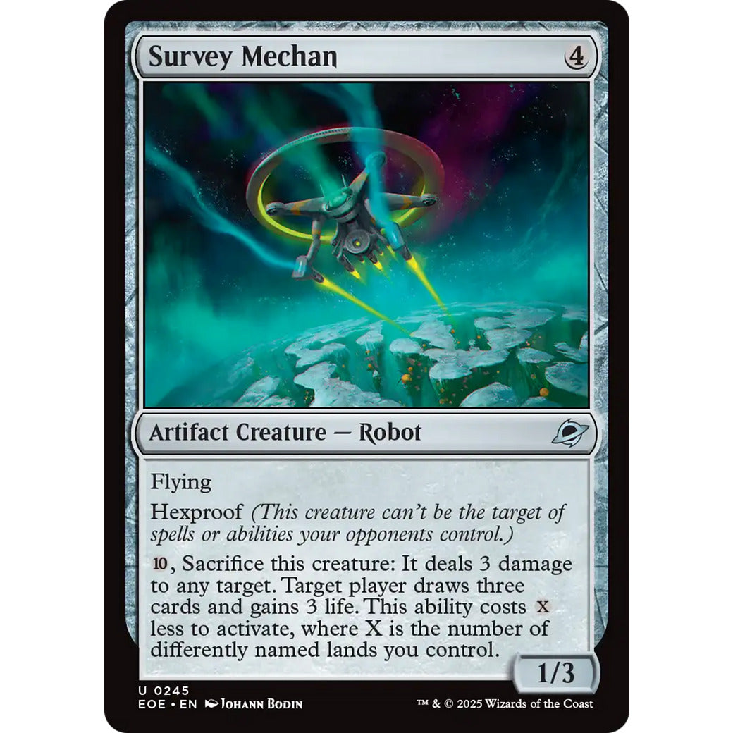 Survey Mechan (Edge of Eternities) Near Mint Foil
