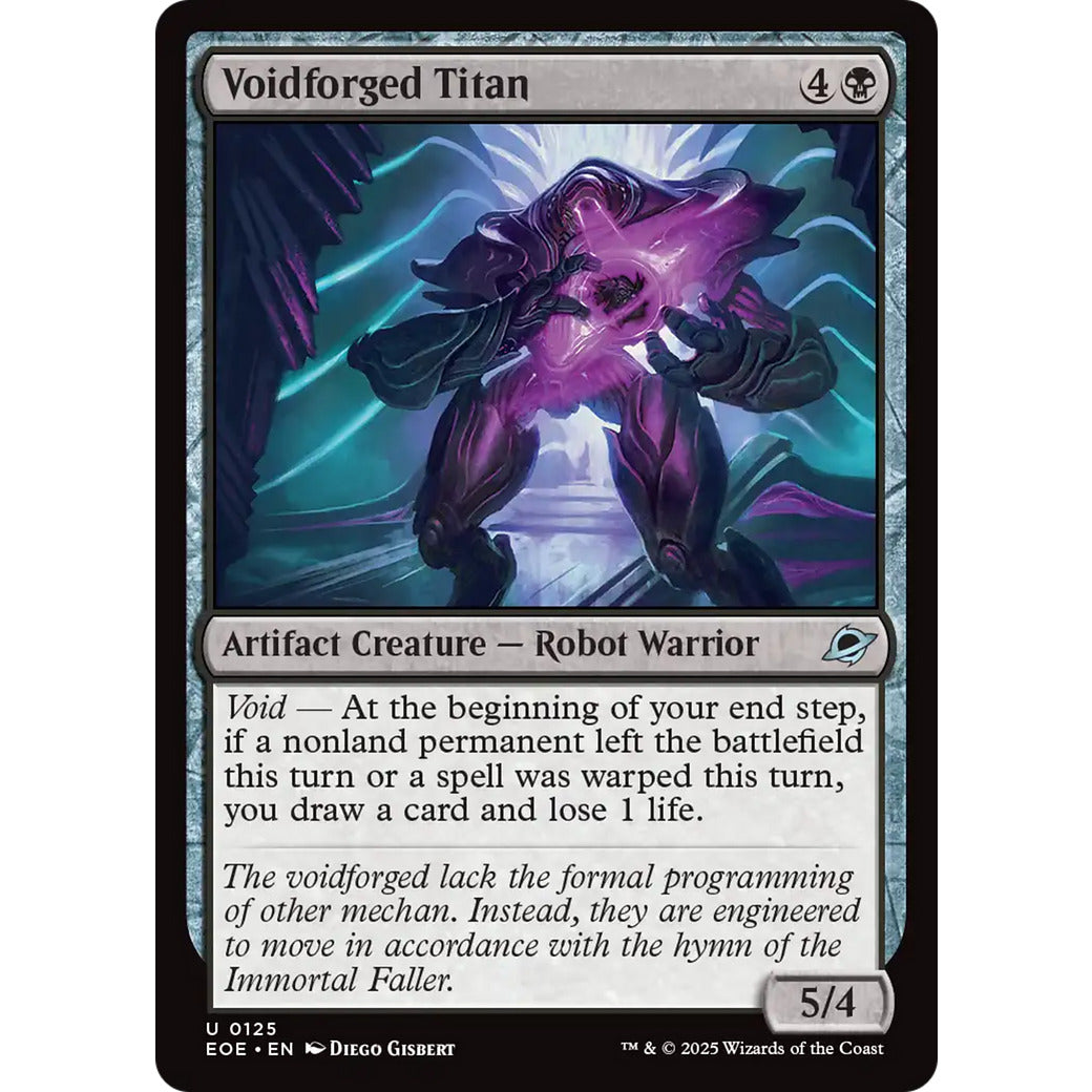 Voidforged Titan (Edge of Eternities) Near Mint Foil