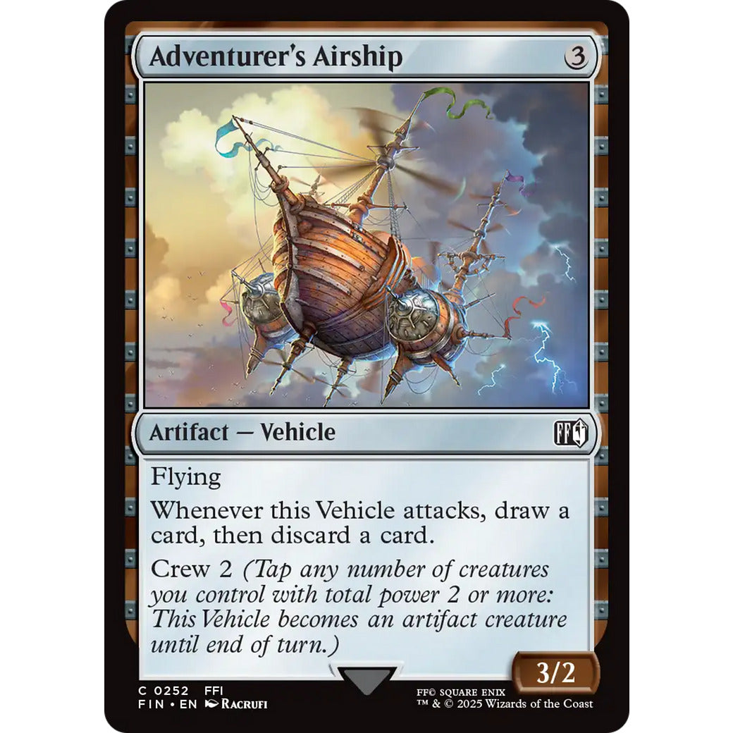 Adventurer's Airship (Universes Beyond: FINAL FANTASY) Near Mint Foil