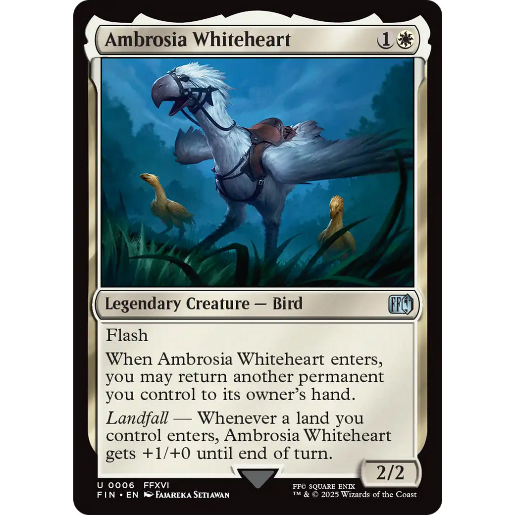 Ambrosia Whiteheart (Universes Beyond: FINAL FANTASY) Near Mint Foil