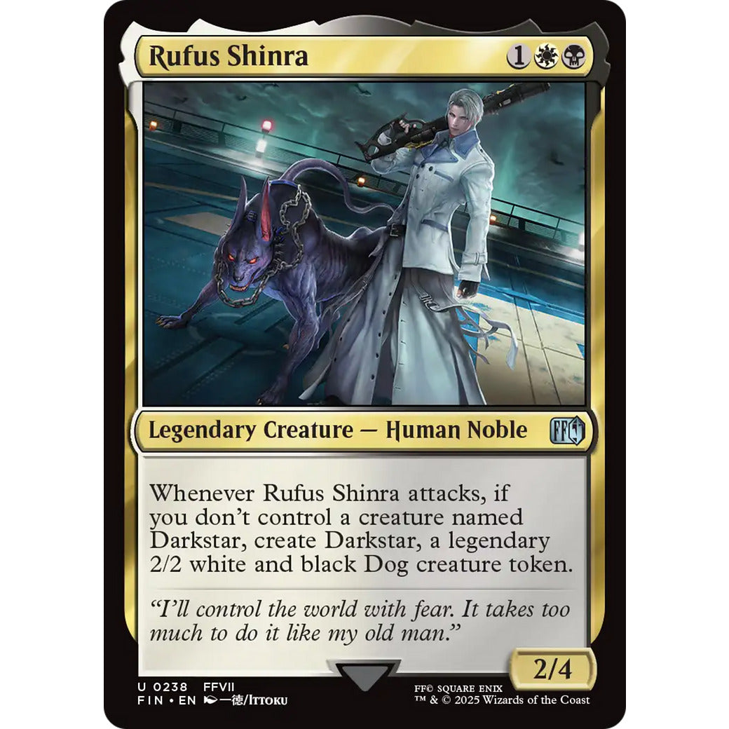Rufus Shinra (Universes Beyond: FINAL FANTASY) Near Mint Foil