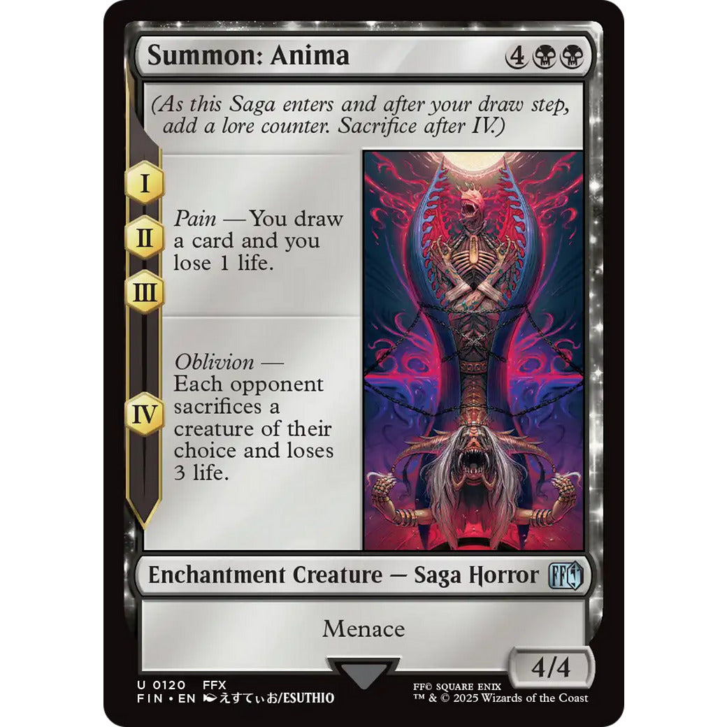 Summon: Anima (Universes Beyond: FINAL FANTASY) Near Mint Foil