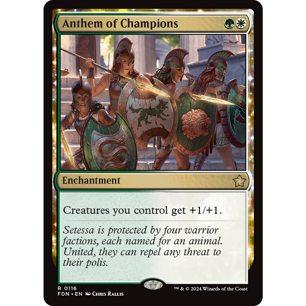 Anthem of Champions (Foundations) Near Mint Foil