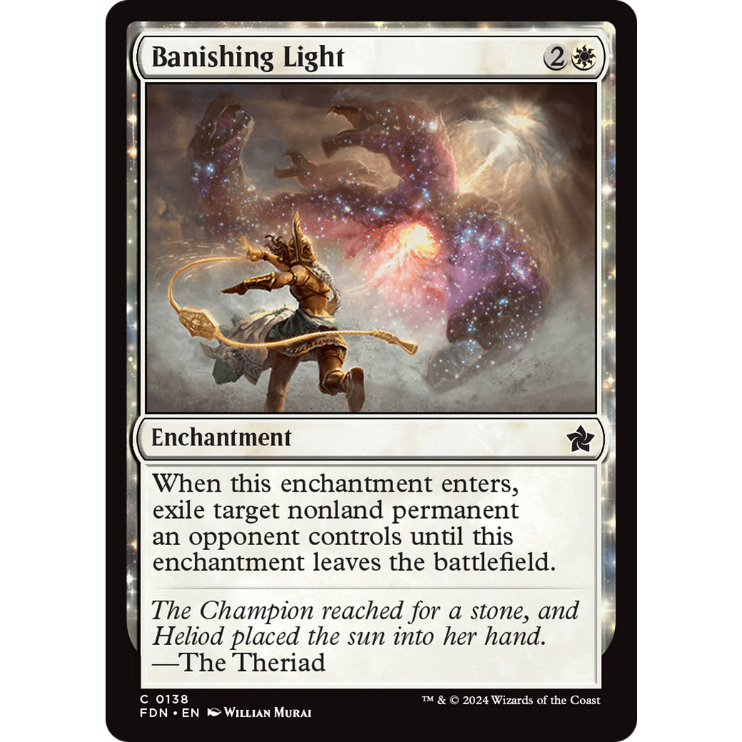 Banishing Light (Foundations) Near Mint Foil