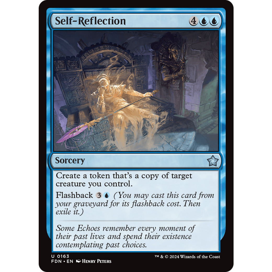 Self-Reflection (Foundations) Near Mint Foil