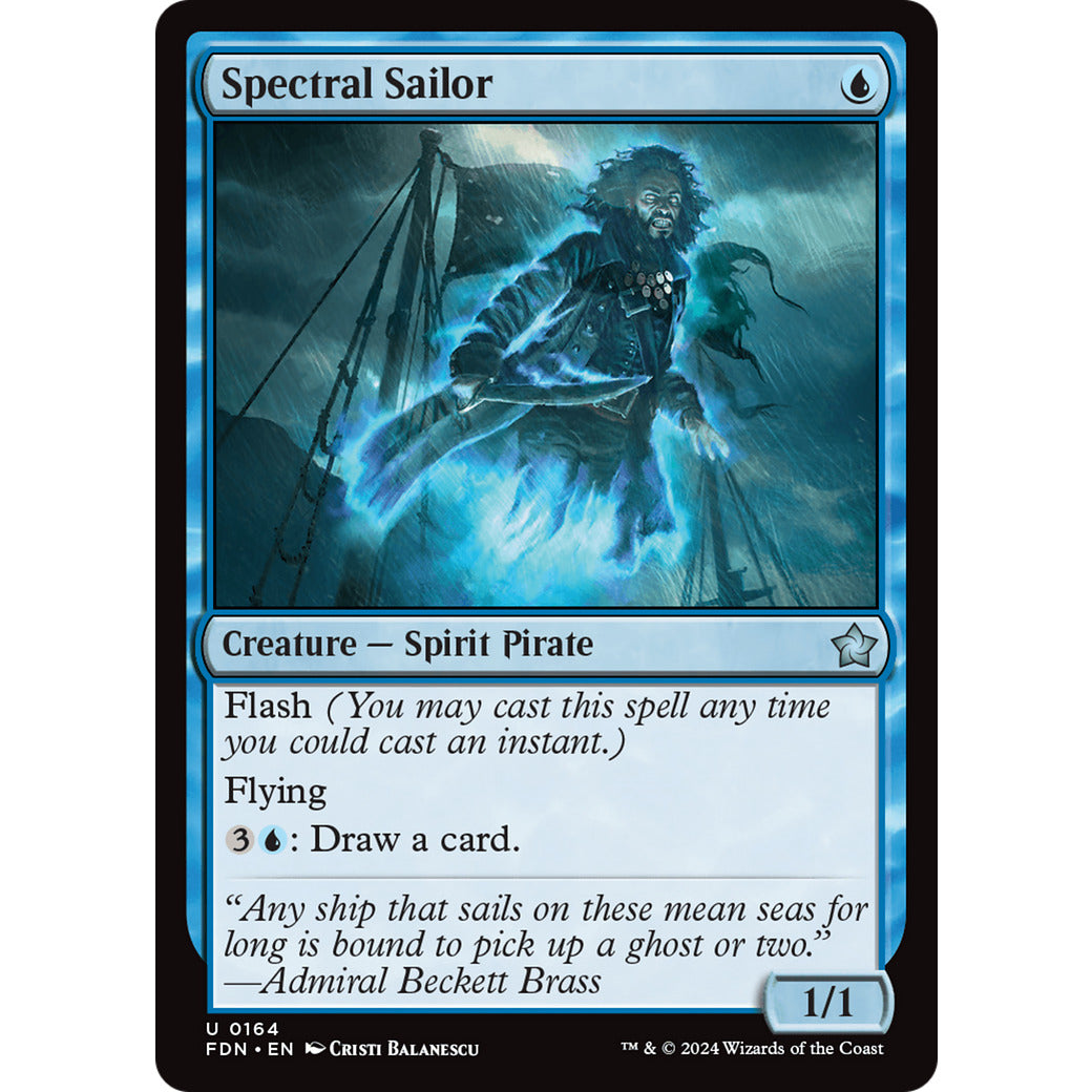 Spectral Sailor (Foundations) Near Mint Foil