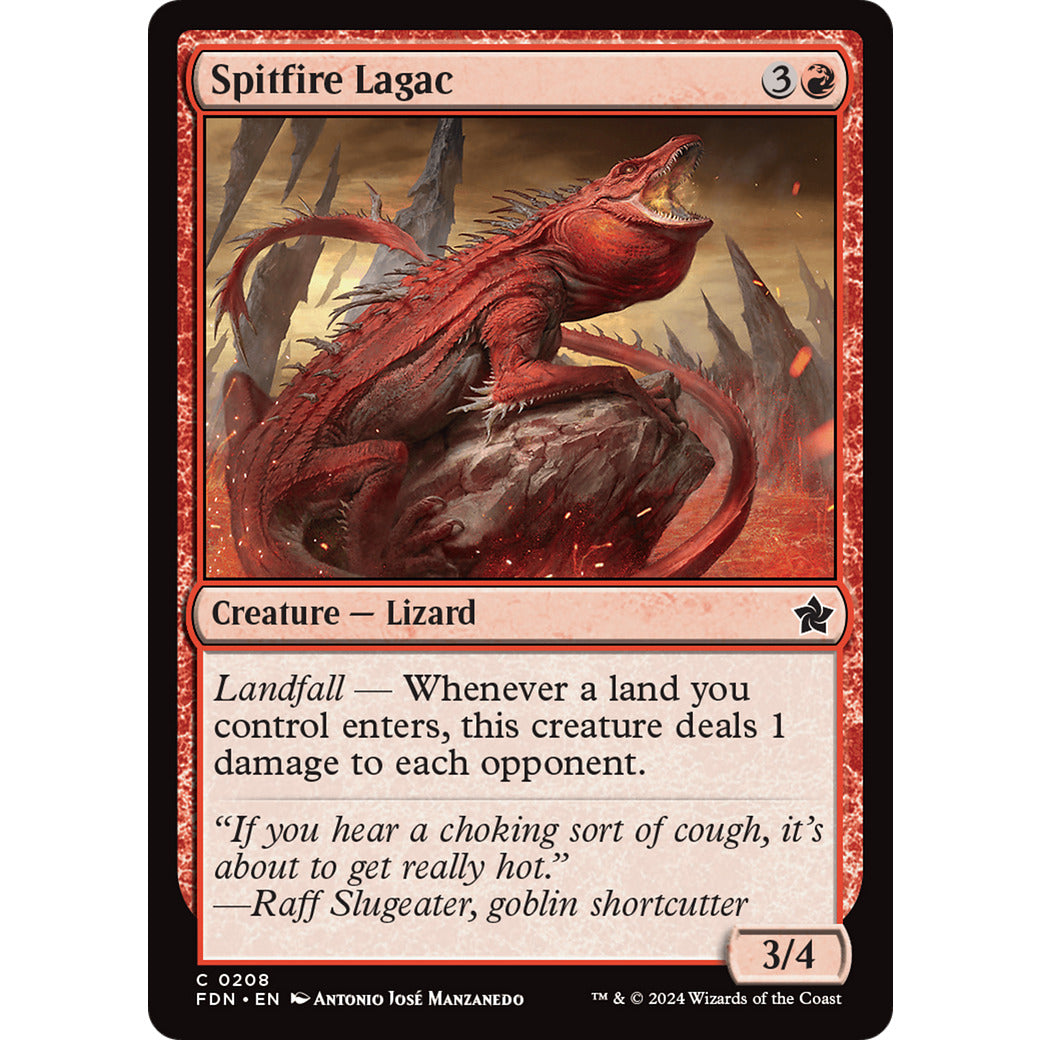 Spitfire Lagac (Foundations) Near Mint Foil