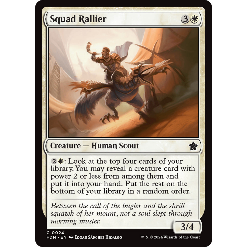 Squad Rallier (Foundations) Near Mint Foil