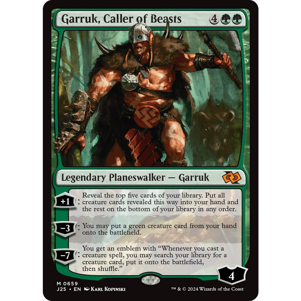 Garruk, Caller of Beasts (Foundations Jumpstart) Near Mint