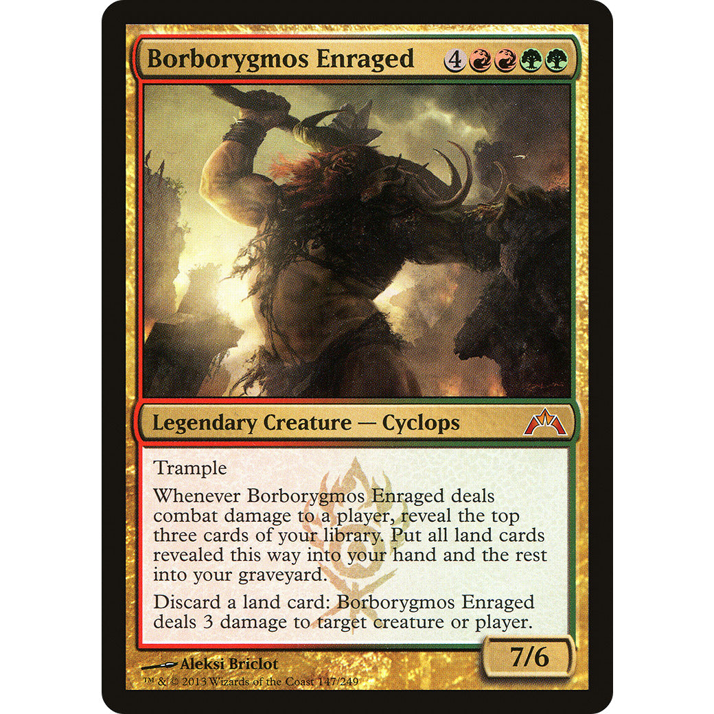 Borborygmos Enraged (Gatecrash) Light Play