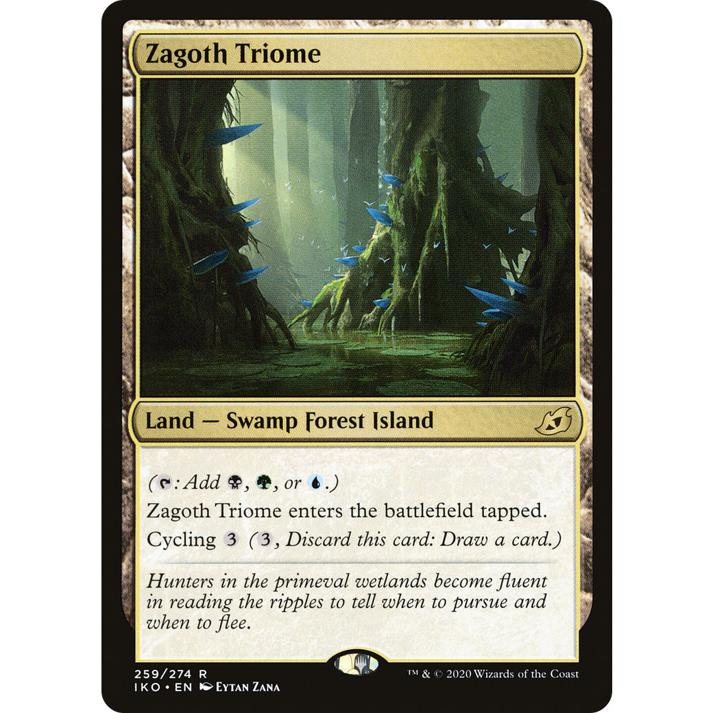 Zagoth Triome (Ikoria: Lair of Behemoths) Light Play