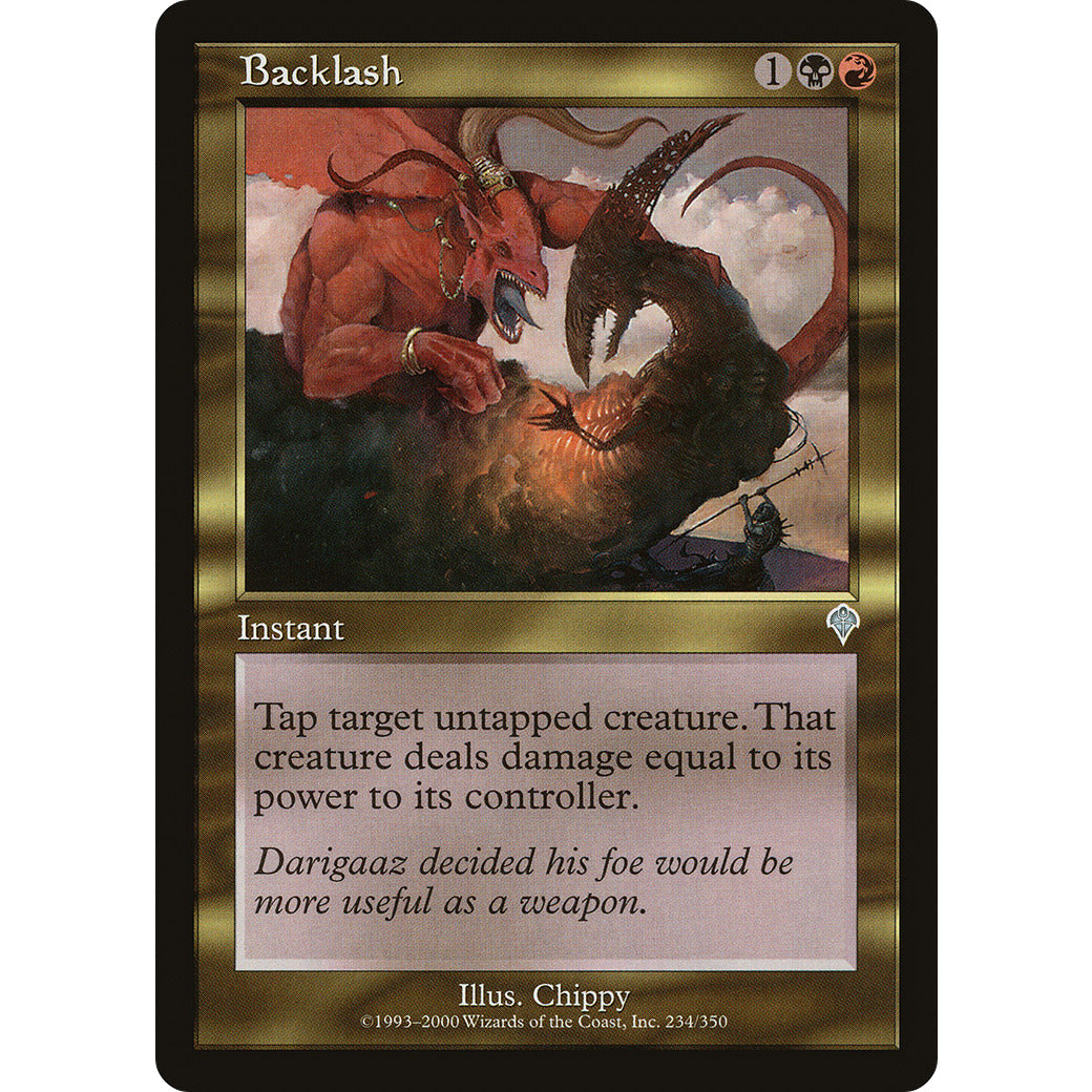 Backlash (Invasion) Light Play