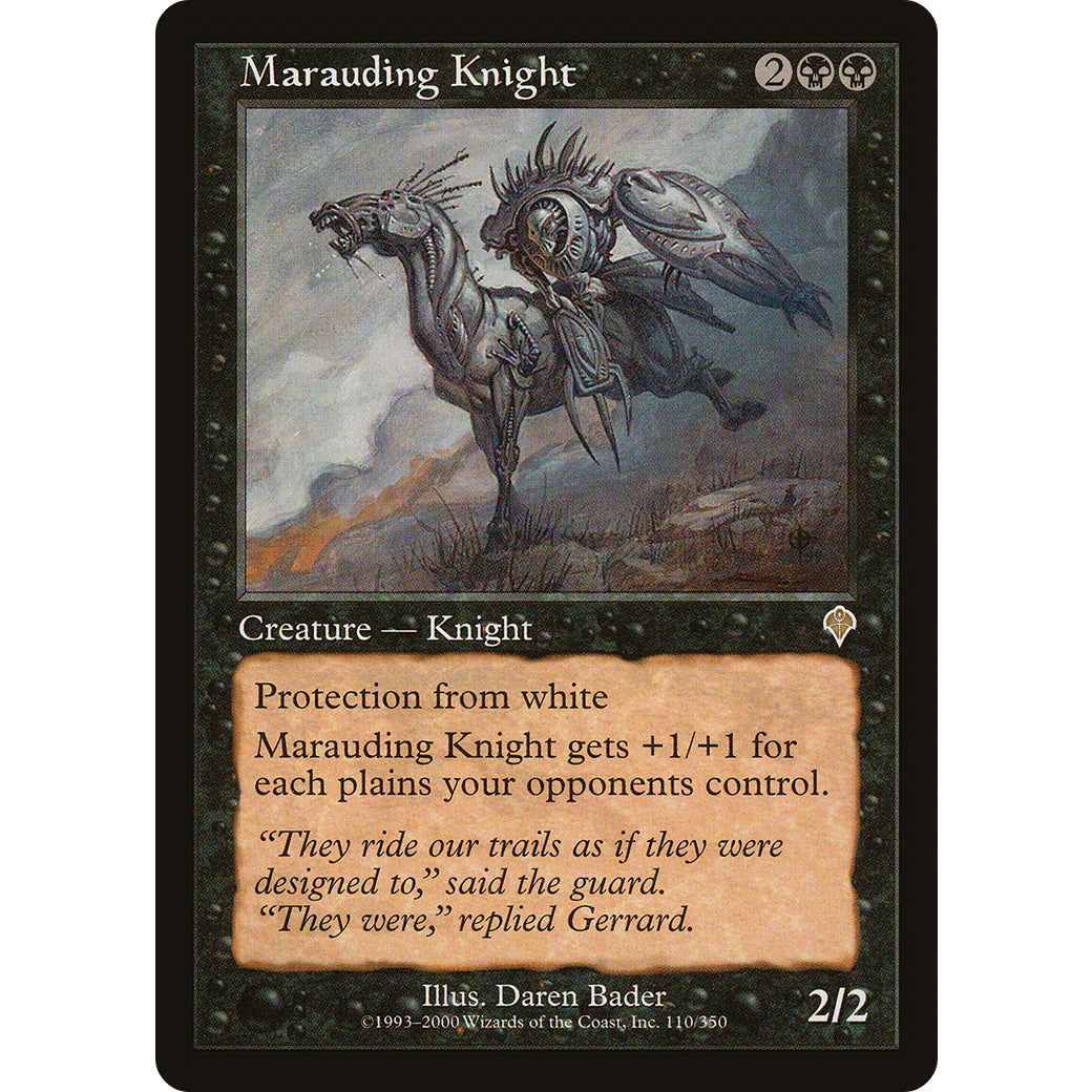 Marauding Knight (Invasion) Light Play