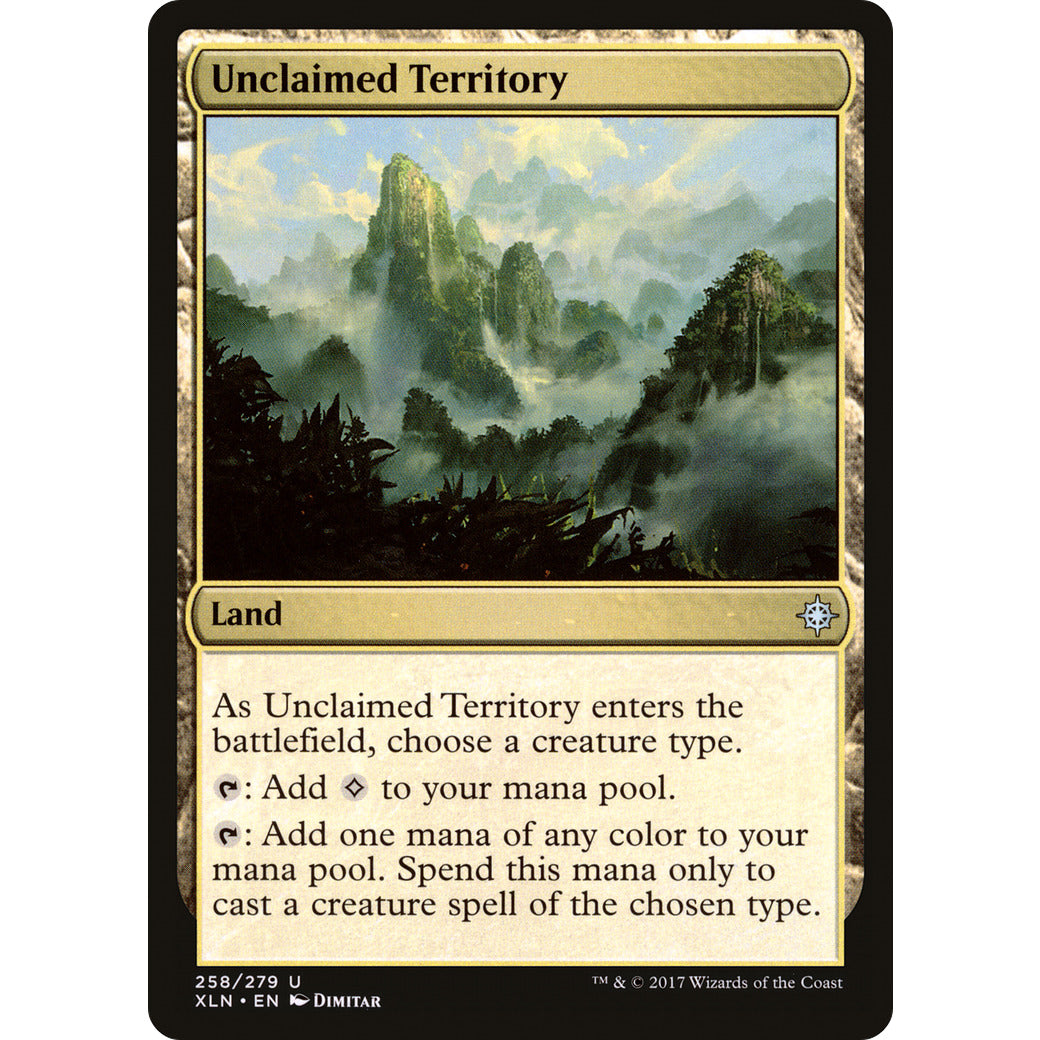 Unclaimed Territory (Ixalan) Light Play
